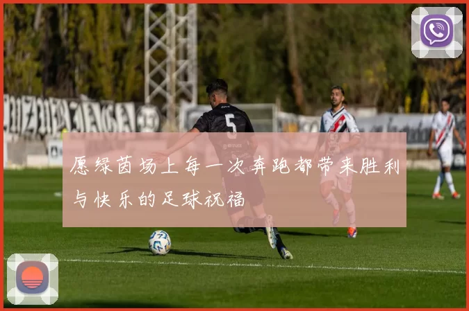 愿绿茵场上每一次奔跑都带来胜利与快乐的足球祝福